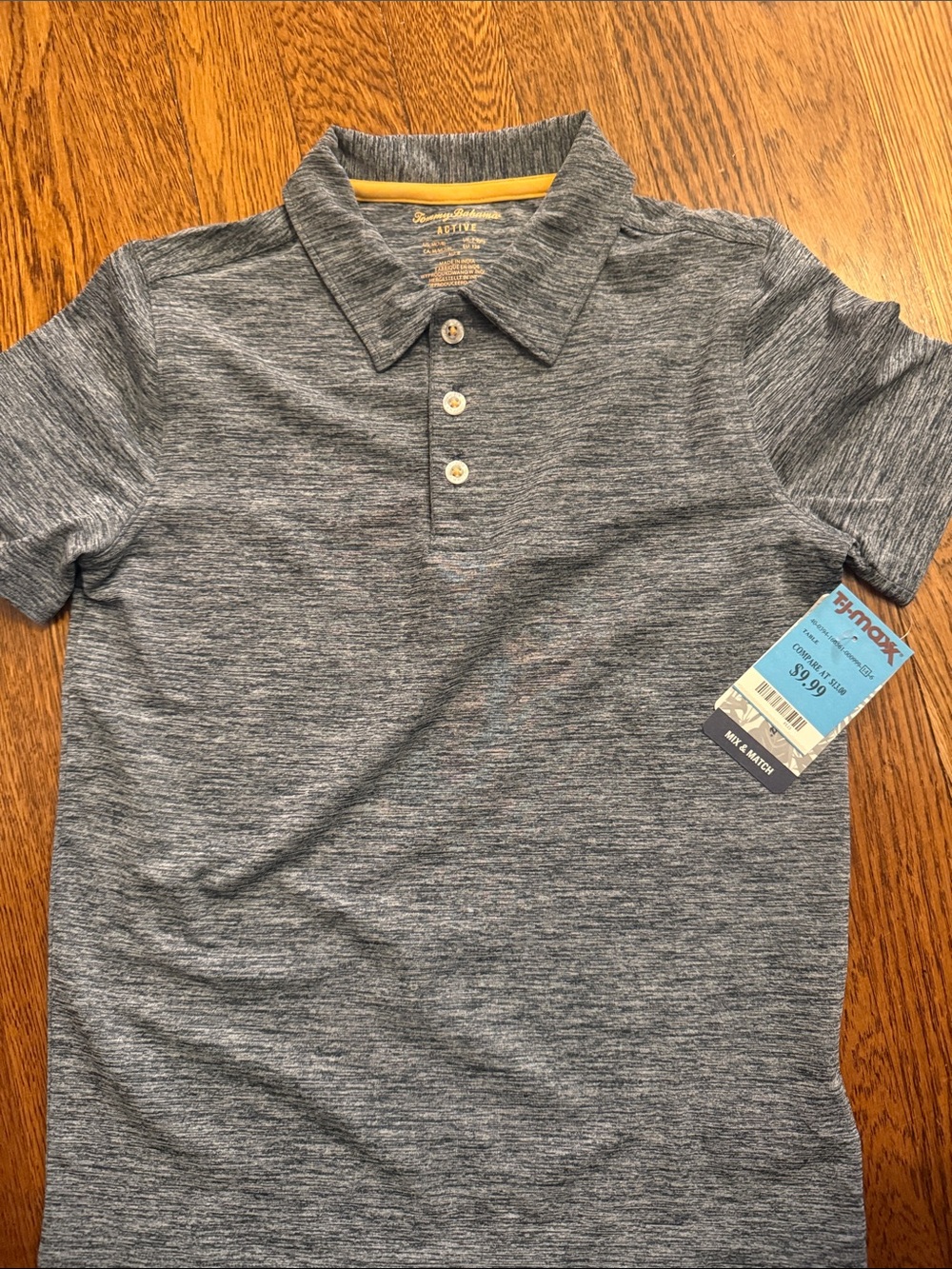 Tommy Bahama Active Polo Gray Size Medium NWT